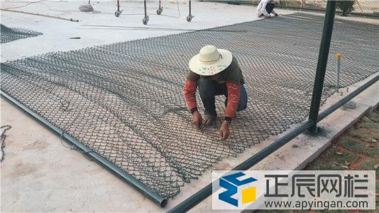 籃球場圍網(wǎng)安裝施工